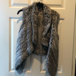 Yves Salomon fur vest